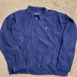 Vintage Polo Ralph Lauren Blue Harrington Dad Jacket size XXL